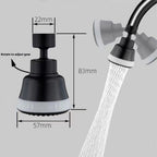 Extender Universal Rotation Supercharged Shower Water Faucet