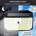 Luz Solar LED com Sensor de Movimento