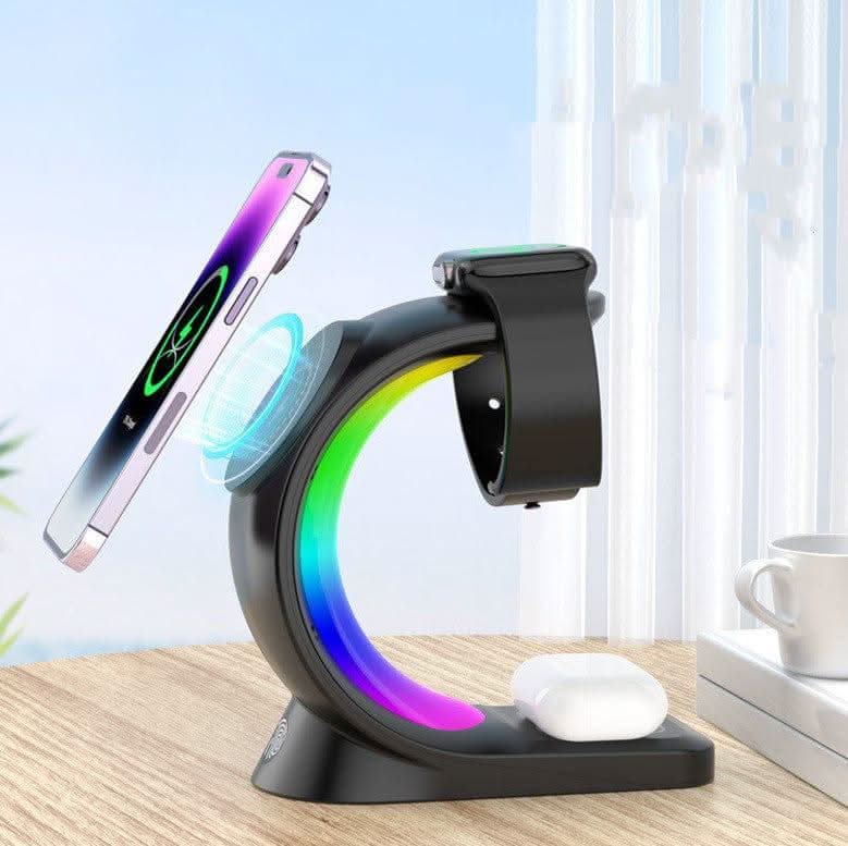 Carregador Wireless 4 em 1 - casaelegante