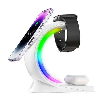 Carregador Wireless 4 em 1 - casaelegante